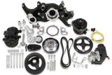 Holley LS Mid-Mount Complete Engine Accessory System for GM LS-Series Engines
