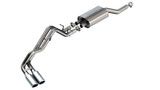 Borla S Type Cat Back Exhaust System for 2024-2025 Ford Ranger XLT Chrome Tips