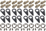 Header Bolt Kit 3/8-16 x 3/4" Steel Hex Head - 16 Pack Locking Fasteners