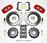 Wilwood AERO4 Rear Big Brake Kit Chrysler 300 2012-2013 Dodge Challenger 2014+