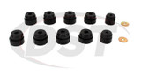 Prothane Body Mount Kit Black for Ford Bronco 1980-1996 2WD 4WD Poly 6-107-BL