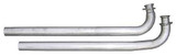 Pypes DGA13S 2.5" Stainless Intermediate Pipes Pontiac 1964-81 Exhaust Pair
