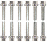 Proform LS Header Bolts 8mm x 1.25 Wedge Lock Nickel Set 12 66755