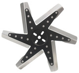 Derale 19115 15 Inch Cooling Fan 6 Blade Steel Stainless Universal Engine