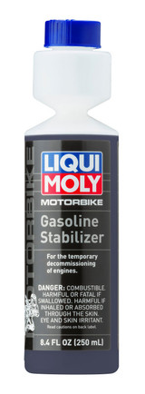 LIQUI MOLY 250mL Motorbike Fuel Stabilizer 2- & 4-Stroke Engines Protection