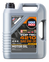 Liqui Moly Top Tec 4210 0W-30 Engine Oil 5L for BMW 3 Series LL-04 ACEA C3