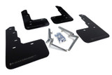 Rally Armor MF47 UR Mud Flaps Honda Civic 17-21 Black Dark Grey Logo Set