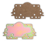 Holley 108-122 Secondary Sealing Plate w Gasket for 4160 Carburetor