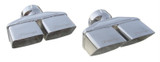 Pypes Performance EVT88 Dual Rectangle Exhaust Tips 3 Inlet Challenger