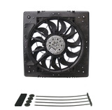 Derale 13 Inch High Output Radiator Cooling Fan Puller 2200 CFM Curved Blade