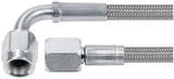 ALLSTAR 46404-20 20" Braided PTFE AN Hose Assembly -4AN Straight to 90° Female