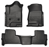 Husky Liners WeatherBeater Floor Liners Front 2nd Row for Chevy Tahoe 2015