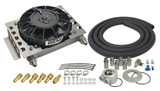 Atomic-Cool Engine Oil Cooler Kit -8AN, Plate & Fin, Aluminum, Derale