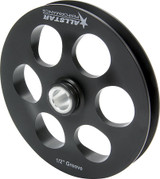 Allstar 6in Power Steering Pump Pulley V-Belt 1 Groove Press On Black