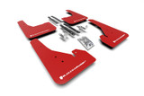 Rally Armor UR Mud Flap Set Toyota Corolla 2019-2023 Red White Logo