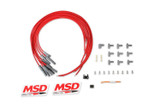 MSD 31189 Red 8.5mm Spark Plug Wire Set V8 Engines Super Conductor Kit