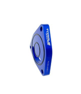 Torque Solution V2 Blow Off BOV Sound Plate Blue Turbocharged Vehicles