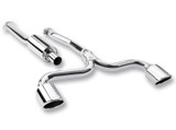 Borla S Type Cat Back Exhaust Steel for 2008-2015 Mitsubishi Lancer Evolution X