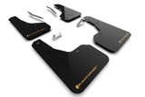 Rally Armor Mud Flaps for Subaru Forester 2022-2023 UR Black Polyurethane Set