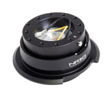 NRG Gen 2.8 Quick Release Steering Wheel Hub Black & Black Ring SRK-280BK