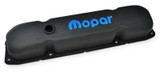 Proform Tall Valve Covers Baffled Steel Black Crinkle for Mopar B RB 440-811