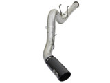 aFe ATLAS 5 in DPF-Back Exhaust System Aluminum Steel Black Tip Ford 6.7L Power