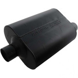 Flowmaster Super 40 Muffler 2.5 Center Inlet Offset Outlet Black 952547
