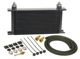 Derale 13403 19-Row Stack Plate Transmission Cooler Kit -6AN Fittings