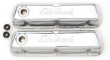 Edelbrock Signature Series Tall Valve Covers For Small Block Ford Chrome Pair