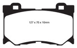 EBC DP31823C Redstuff Ceramic Front Brake Pads For Nissan 370Z Infiniti G37