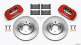 Wilwood DPHA Front Caliper & Rotor Kit for Honda/Acura 262mm OE Rotors * Red