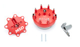 MSD Cap & Rotor Kit for Ford Duraspark V8 Red HEI Terminals External Coil 8414