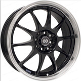 Enkei J10 17x7 Alloy Wheel Dual Bolt Pattern Machined Lip Finish