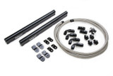 Holley Billet Aluminum Fuel Rail Kit for GM LS Factory Intakes - High-Flow 8 AN