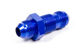 Aeroquip FCM2073 8AN Bulkhead Fitting Straight Aluminum Blue Anodized