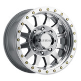 Method MR304 Double Standard 17x8.5 Polished Aluminum Wheel Beadlock
