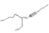 Borla Touring Cat-Back Exhaust System for 2019-2026 Chevy Silverado 1500 & GMC