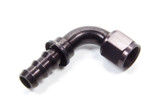 Aeroquip for 10AN 90 Degree Socketless Hose Barb Fitting Black Aluminum