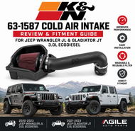 K&N 63-1587 Cold Air Intake Review & Fitment Guide for Jeep Wrangler JL & Gladiator JT 3.0L EcoDiesel