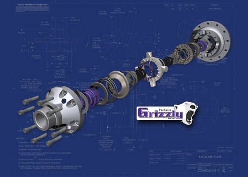 For Yukon Gear Grizzly Locker For Dana 60 / 4.10 & Down / 35 Spline