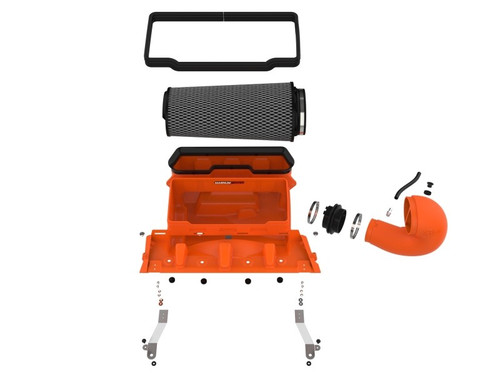 aFe Magnum FORCE Stage-2 Cold Air Intake Orange For 2021-24 Ram 1500 TRX
