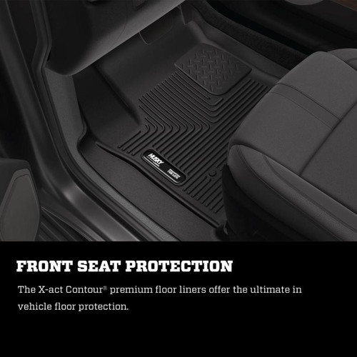 Husky Liners X-Act Contour 2nd Seat Floor Liner for Chevrolet Silverado &