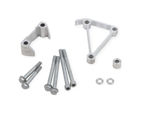 Holley LS Low Accessory Drive Bracket Install Kit Long Belt for GM LS 21-4