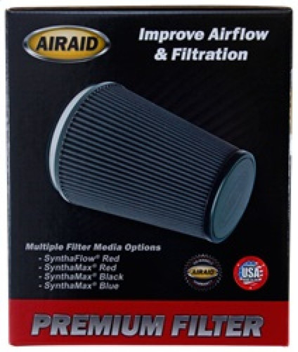 Airaid Universal Air Filter Cone 6in Flange 7in Height Red Dry Washable