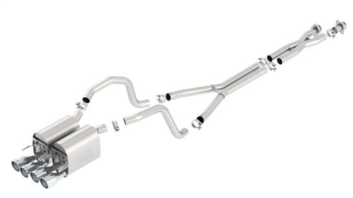 Borla Atak Cat Back Exhaust System for 2005-2008 Chevrolet Corvette 6.0L 6.2L V8