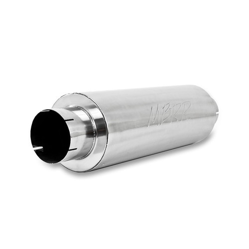 MBRP Universal Quiet Tone Diesel Steel Muffler 5in Inlet 8in Body Diameter Unit