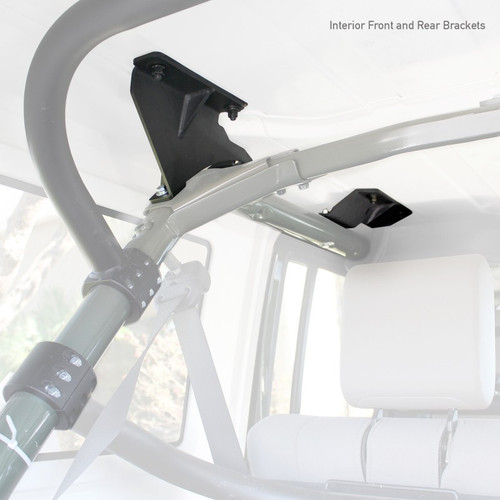 Go Rhino SRM Roof Racks Bar Mounting Kit for 2011-2013 Jeep Wrangler Hardtop