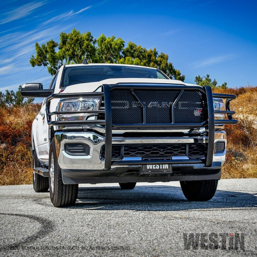 Westin For HDX Modular Grille Guard Black Ram 2500 3500 2019 57-24025