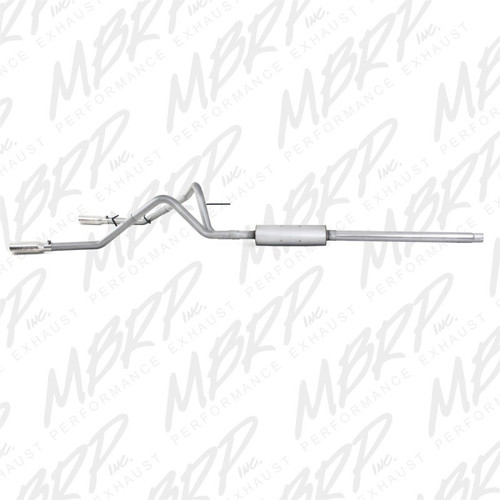 MBRP Armor Lite Cat Back Exhaust System For Ford F150 2004-2008 Aluminized Steel