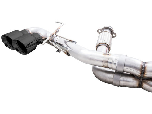 AWE Track Edition Cat-Back Exhaust for C8 Corvette  4.5" Diamond Black Tips